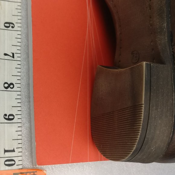 Easy to wear Pull On Laceless LEATHER Low Heel Loafer no need for Laces 7 new - Picture 13 of 13